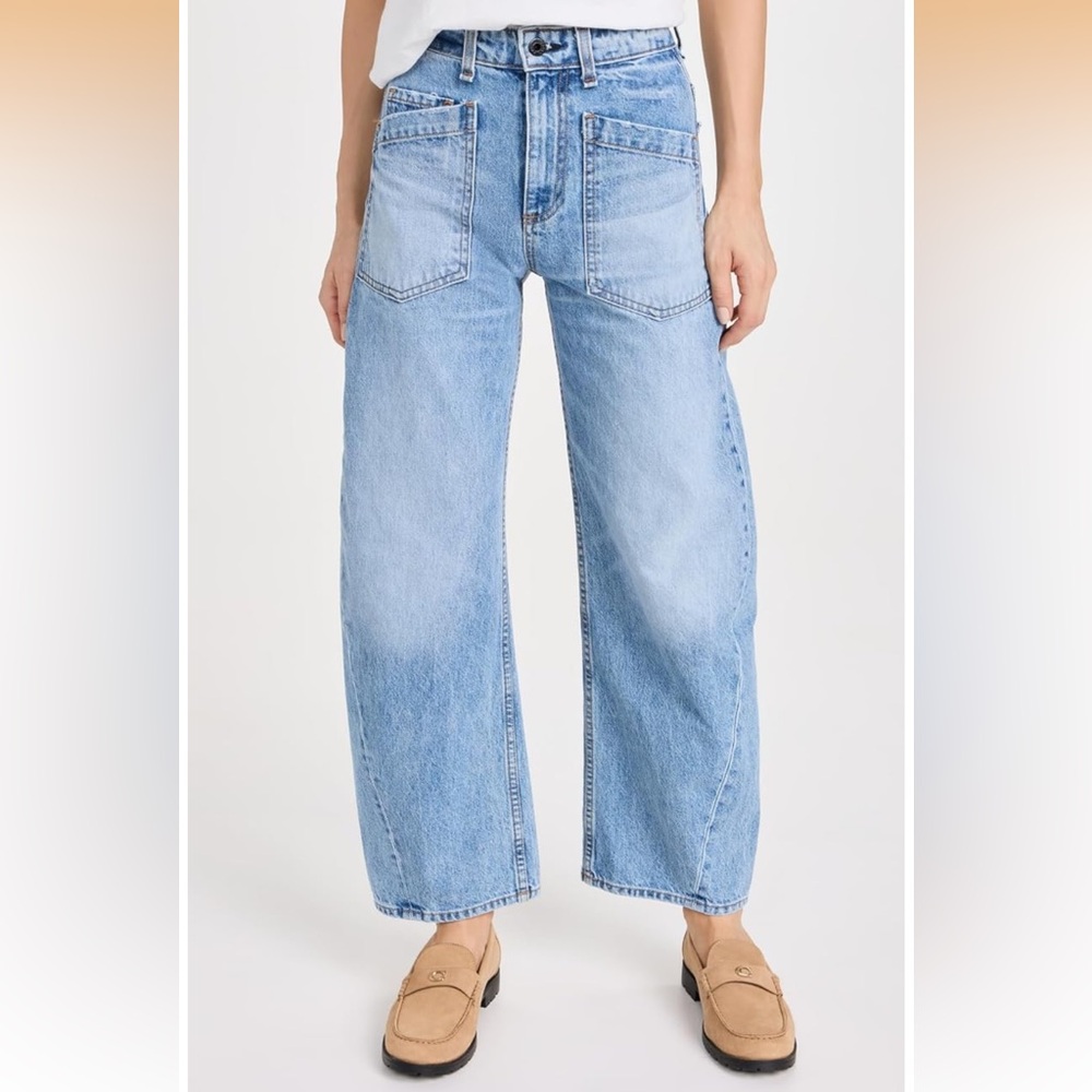 ASKK NY Women’s Twisted Barrel Denim Jeans